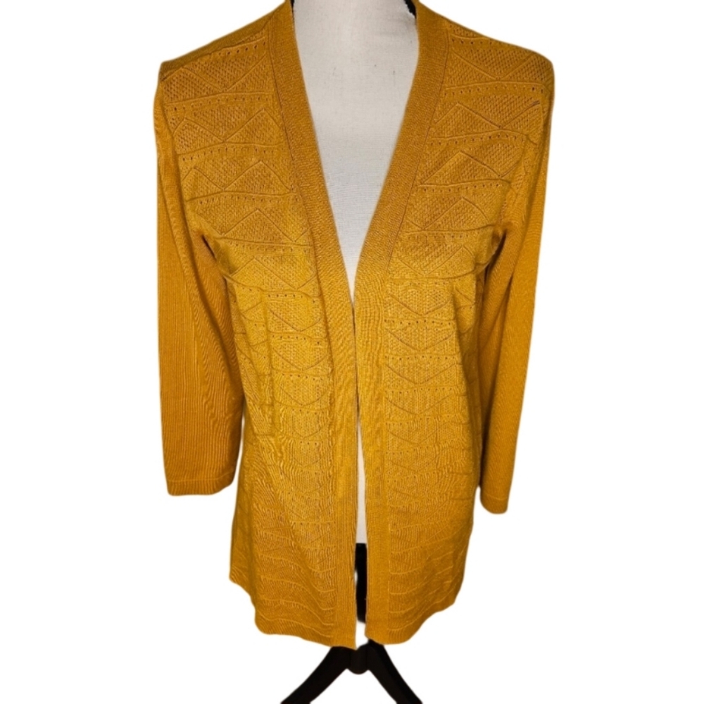 80 Park Burnt Orange Cardigan - Picture 6 of 12